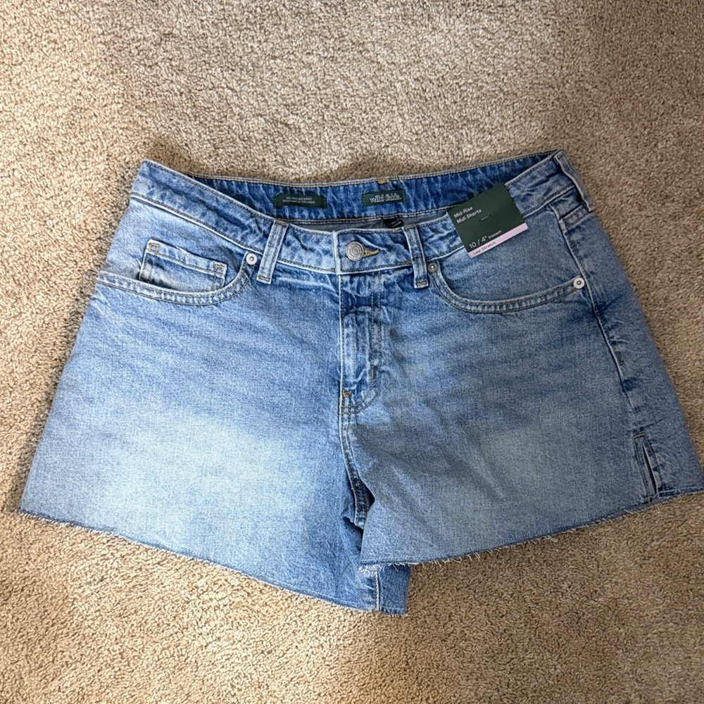 wild fable Light Blue Denim Cutoff Shorts